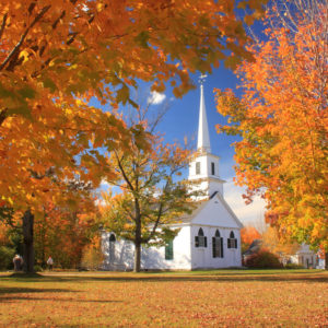 1794 Meetinghouse in the Fall